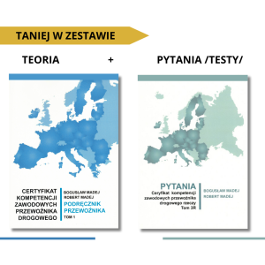 Zestaw 2026 - 2 Tomy - Książka certyfikat kompetencji zawodowych i Testy