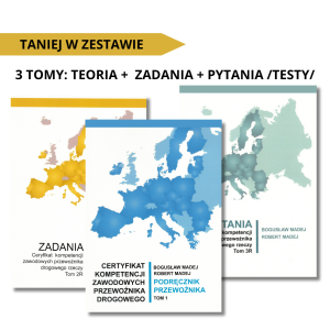 Zestaw 2026 - 3 Tomy - Książka certyfikat kompetenci zawodowych, Zadania, Testy