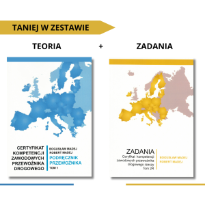 Zestaw 2026 - Zadania i Książka certyfikat kompetencji zawodowych przewoźnika